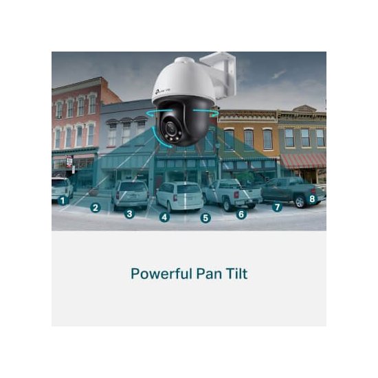 Tp-link  PT 4Mp Coul24 79° IR30m Audio H265 IP66 IA