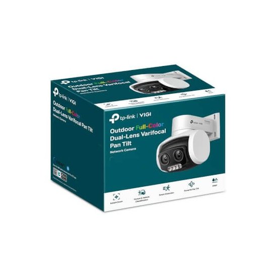 Tp-link PT 4Mp Coul24 dual lens IR30m Audio H265+ IP66 IA