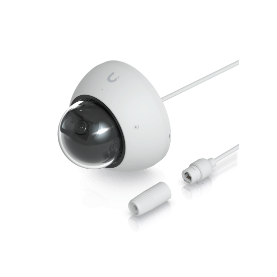 Ubiquiti- Caméra dôme UVC AI 8Mp IR IK08 blanche