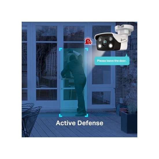 Tp-link Bullet 5Mp Coul24 90° IR30m Audio H265+ IP67 IA