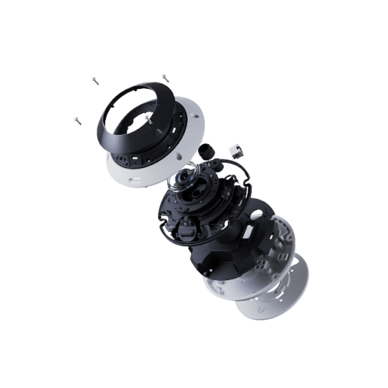 Ubiquiti- Caméra G6 360 12Mp IR 15m IP66/IK10 IA blanche