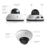 Ubiquiti- Caméra G6 Dome 4K IR 30m IP66/IK10 avec IA blanche